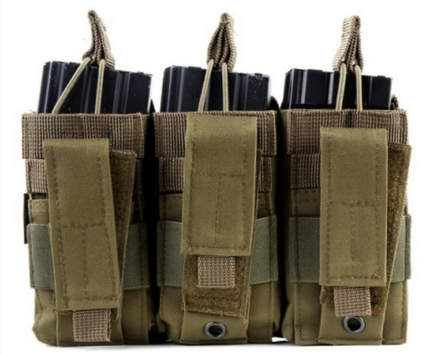 M4 - Pistol Fast Magazine Pouch OD 3Pcs by 101 Inc