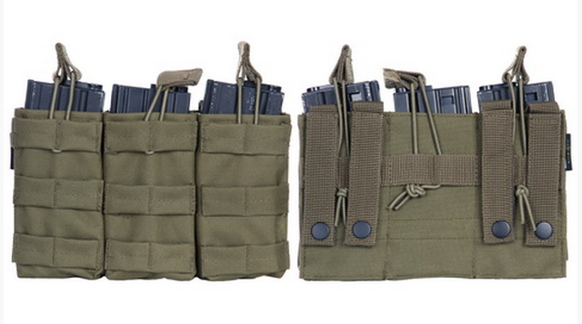M4 Fast Magazine Pouch OD 3Pcs by 101 Inc