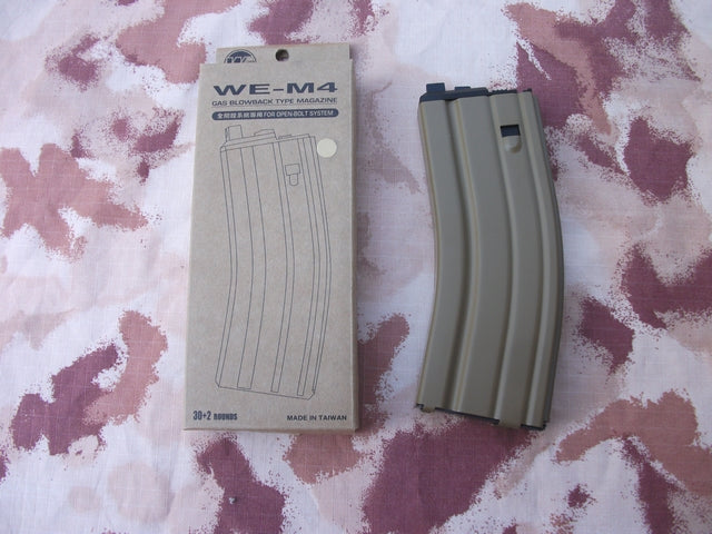 WE M4-M16-SCAR GBB Caricatore Tan a Gas by WE