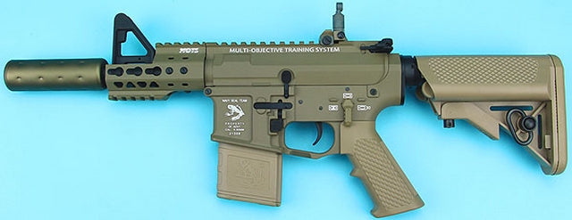 MOTS M4 Tan Keymod Navy Seals Logo by G&P