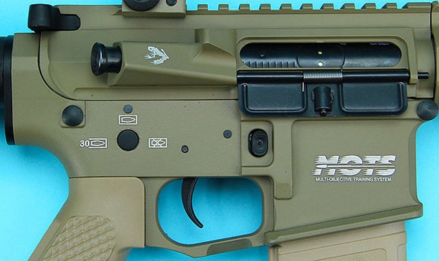 MOTS M4 Tan Keymod Navy Seals Logo by G&P