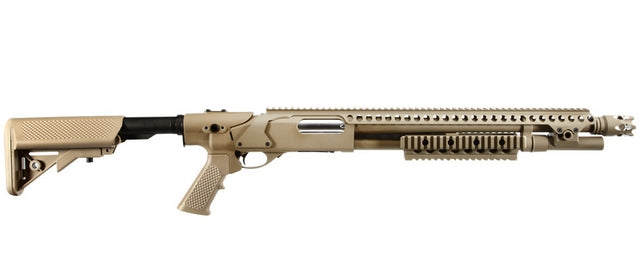M870 Breacher Medium Dark Earth Shotgun Full Metal by G&P