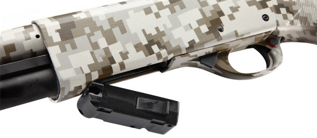 M870 Full Metal Sheriff-Police Digital Desert Shotgun by G&P