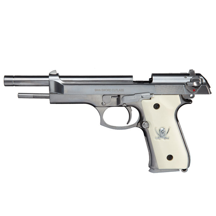 M92F Sword Cutlass GBB Satin Chrome Full Metal Socom Gear by We