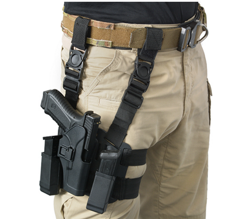 M92 Series OD Drop Leg Holster Platform Fondina Cosciale OD con Portacaricatori