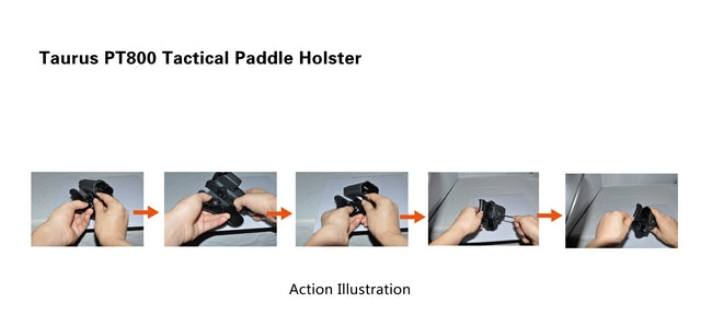 M92 & Taurus PT800 Tactical Paddle Holster Fobus Type by Cytac Tech