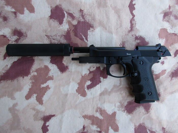 KJW M9A1 Full Metal Silencer Tactical GBB by KJW