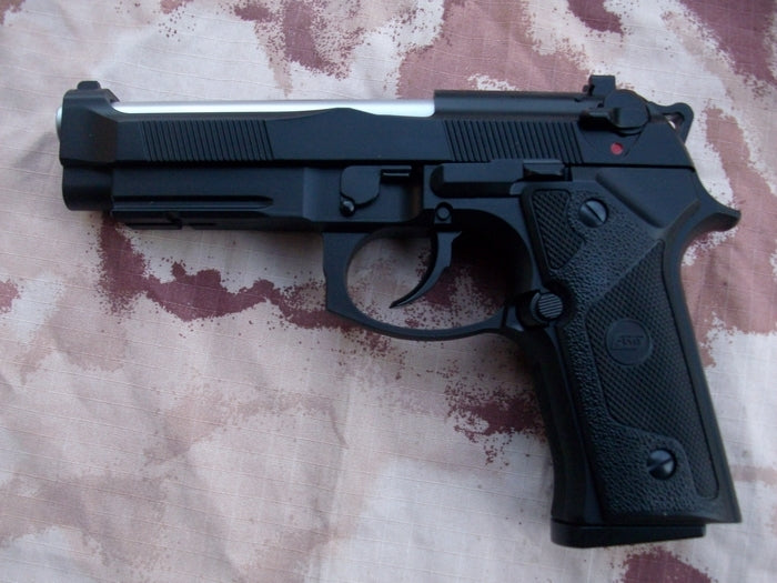 M9A1 Silver Barrel GBB Full Metal by Kjw per Asg