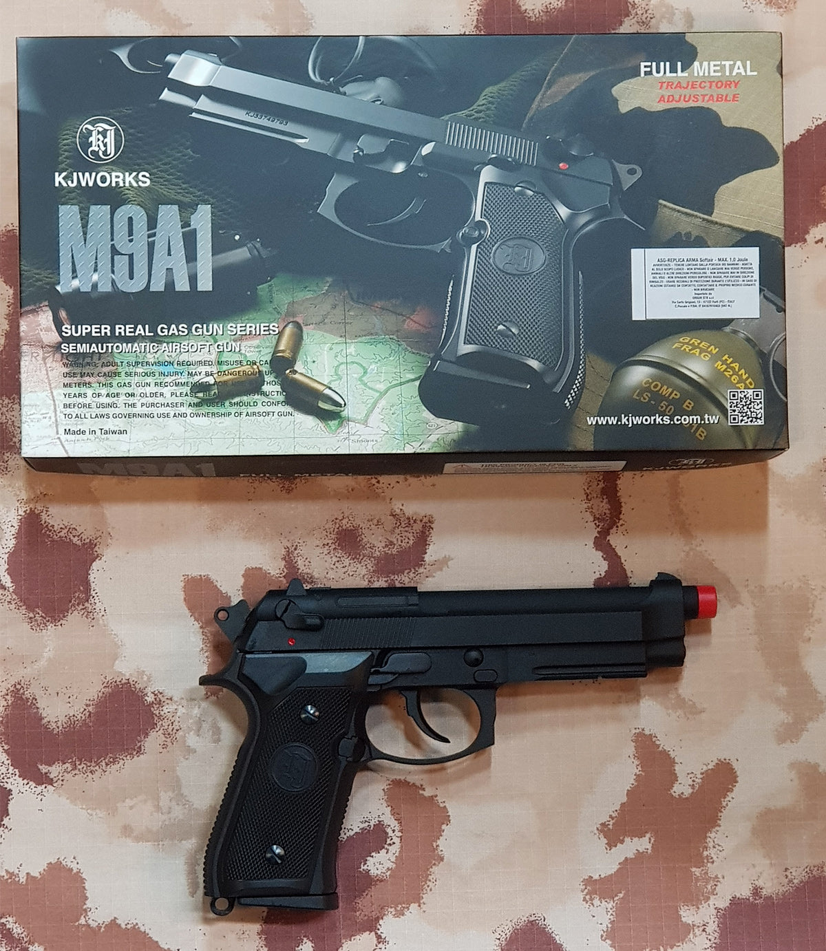 KJW M9A1 GBB Gas Blow Back Full Metal by KJW