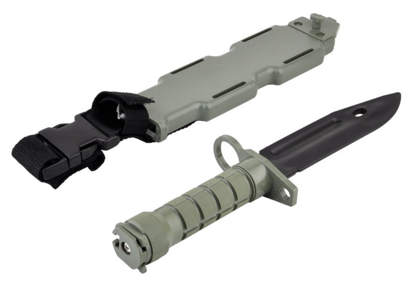 M9 Dummy OD Bayonet Baionetta Inerte in Gomma BK by MP Airsoft