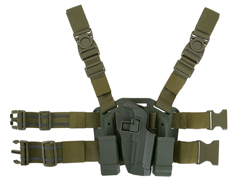 M92 Series OD Drop Leg Holster Platform Fondina Cosciale OD con Portacaricatori
