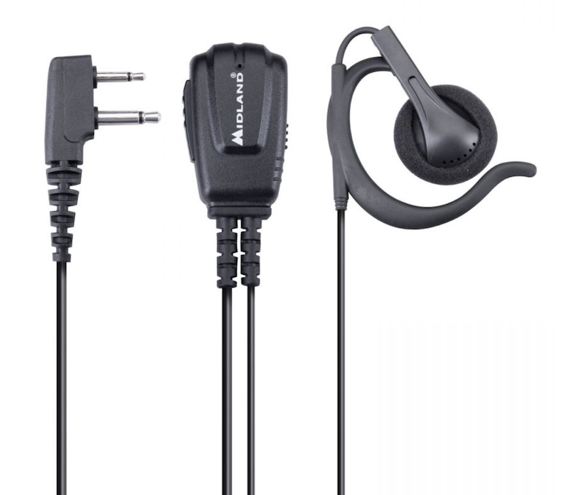 MA 24-L PRO Auricolare 2 Pin Passo Midland (L) by Midland