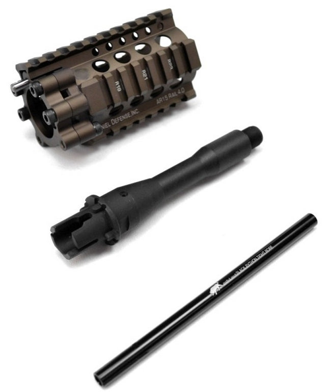 Daniel Defense Lite Rail Front Set Tan 4" by Madbull