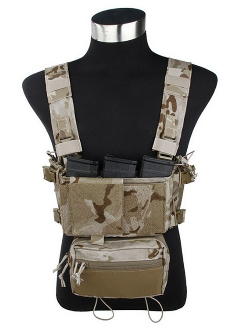 MCR Modular Light Weight Chest Rigg Full Set Multicam Arid by TMC