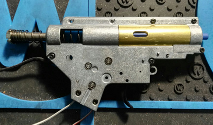 MK18 12" Dual Tone M4 Bronze Rail Daniel Defense Type Full Metal by Mako Ind. Airsoft