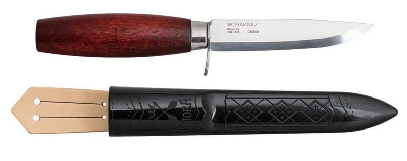 Morakniv Classic No 2 with Finger Guard High Carbon Steel Redwood Knife by Mora Knives