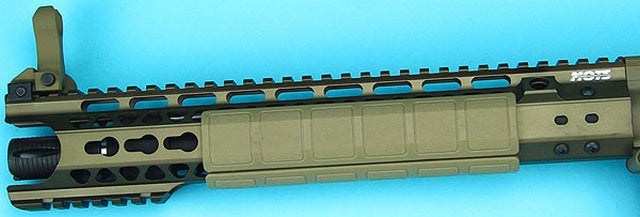 MOTS M4 12,5" Tan Keymod Navy Seals Logo by G&P