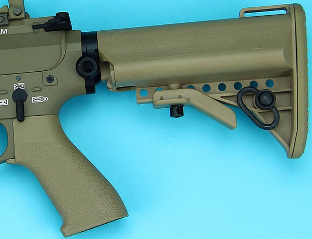 MOTS M4 12,5" Tan Keymod Navy Seals Logo by G&P
