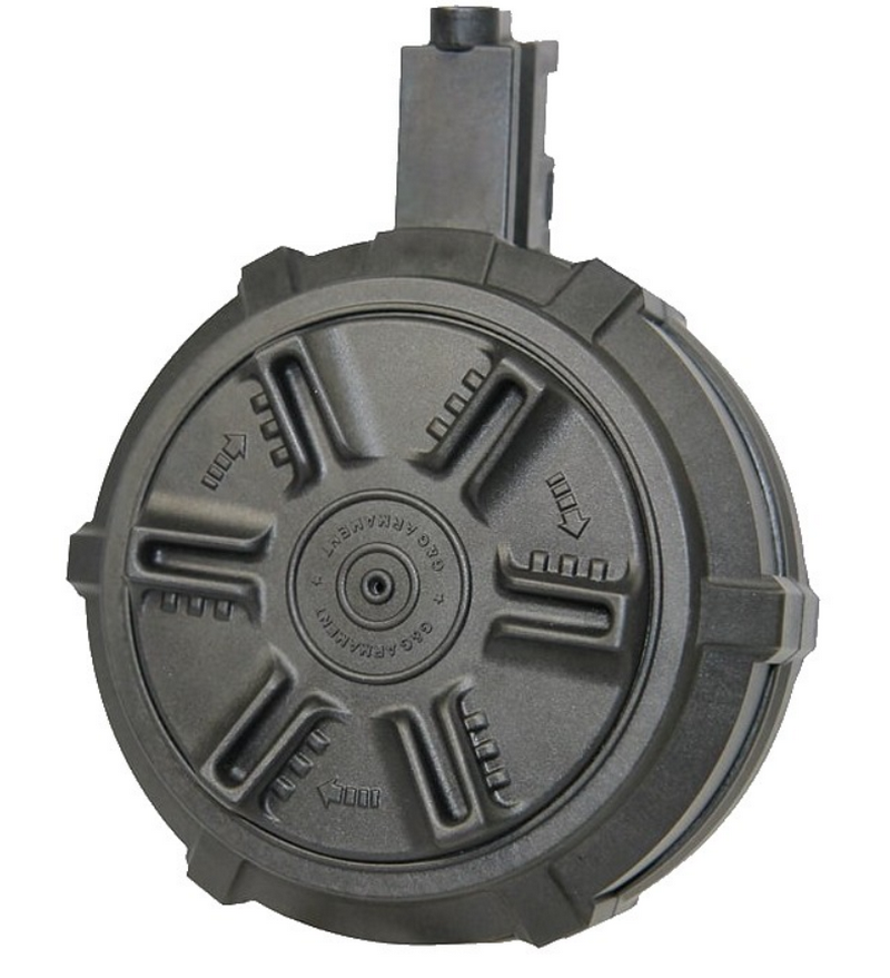 MP5 - TGM - EGM Drum Manual Magazine 1500bb G-08-168 by G&G