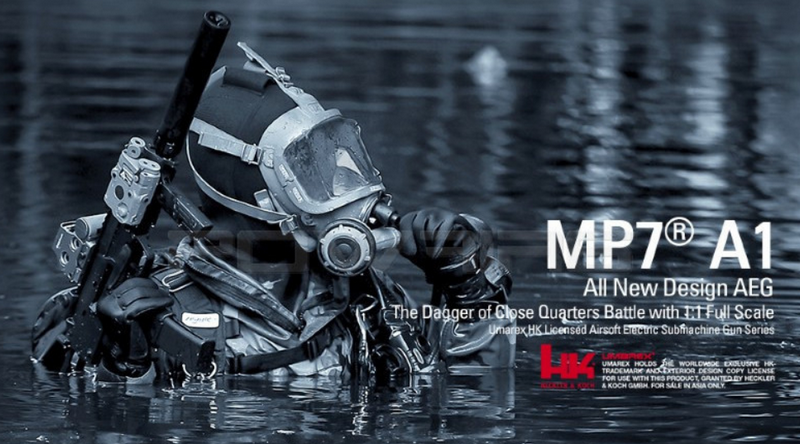 Umarex MP7A1 H&K Gen 2 Mosfet Li-Po Ready Umarex - VFC AEG by VFC per Umarex