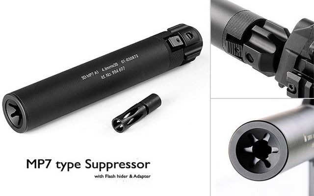 MP7 Silenziatore Sound Suppressor by Big Dragon