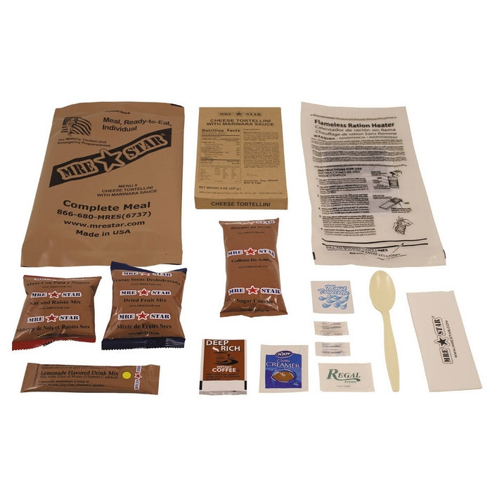 Razione MRE Star Complete Meal N° 5 "Cheese Tortellini" by MRE Star