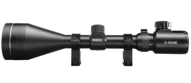 MadBull 3-9x56 E Mil Target Ottica con Anelli by MadBull