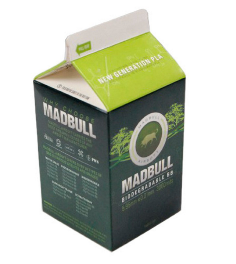 Madbull Milk Carton 0.25gr PLA Bio 3000bb by Madbull