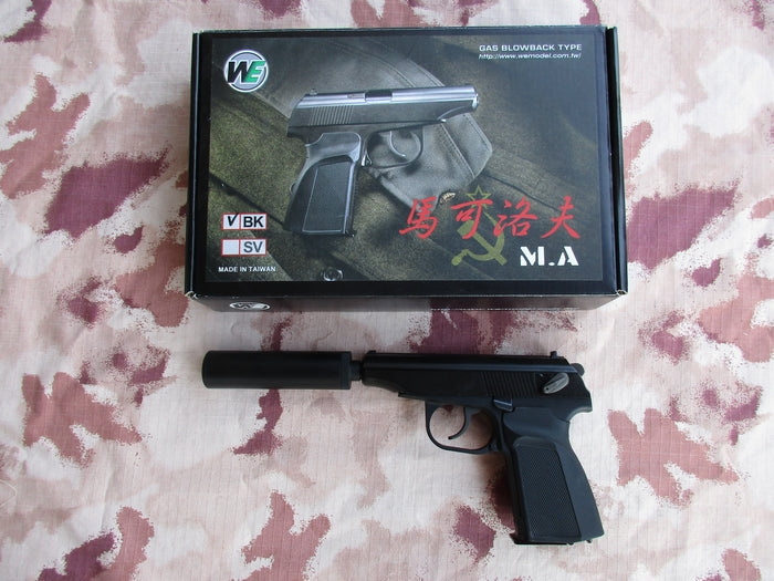 Makarov W654K Assassin MK Full Metal GBB Scarrellante by We