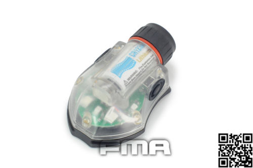 Manta Strobe Light Red Light Black Mount by FMA