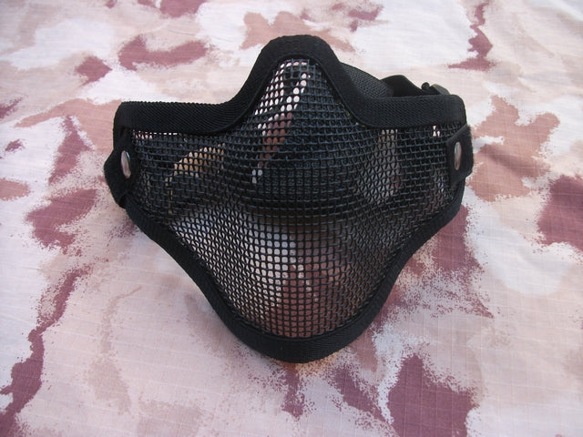 Maschera-Mentoniera a Rete Black
