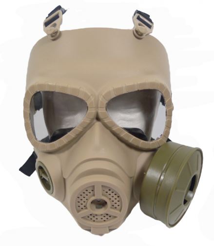 Maschera Anti Gas Tan Protettiva con Ventola by Big Dragon