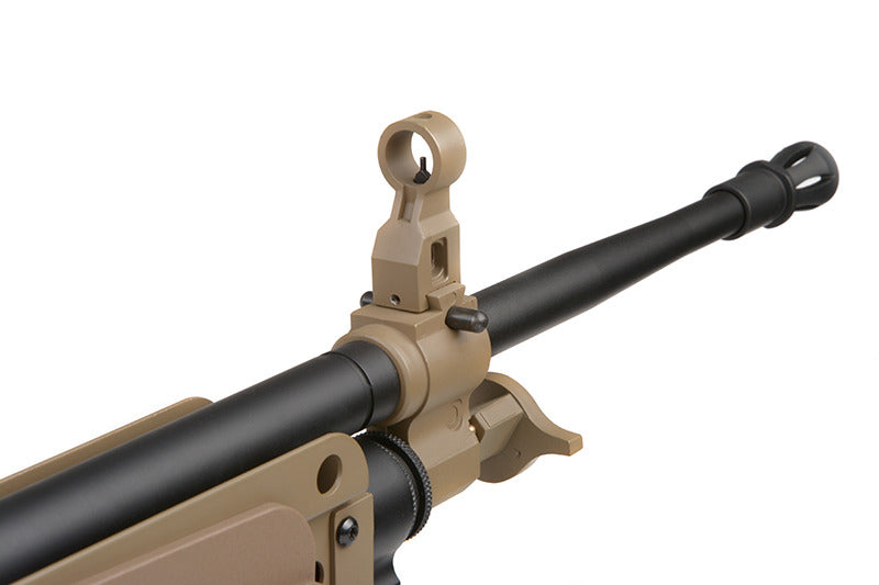 Minimi MK1 "Saw" Versione Carrista (Black Hawk Down) Tan by A&K