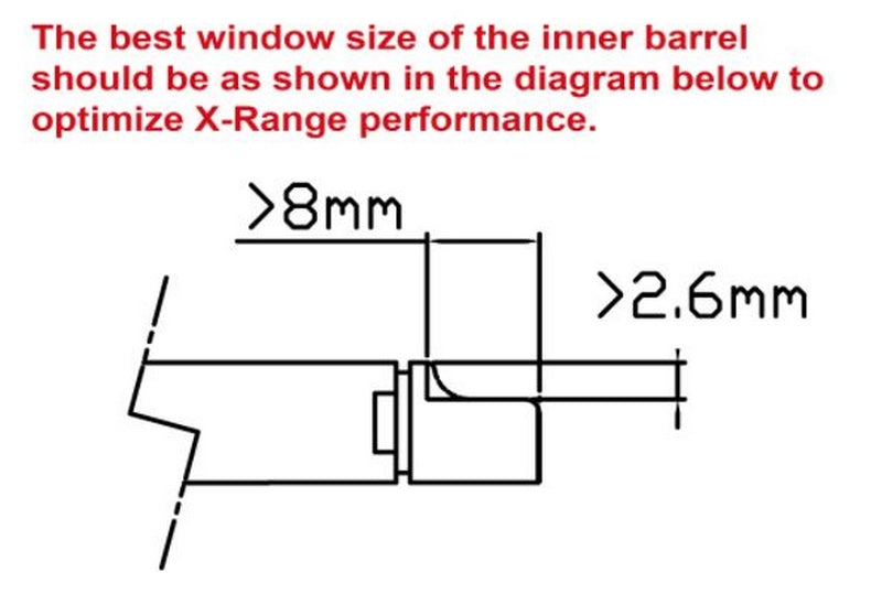Modify GB-05-75 X-Range Hop Up Bucking 55° for GBB- VSR-10 by Modify-Tech