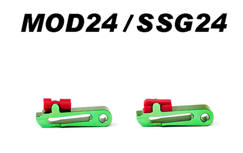 Modify VSR10 - MOD24 - SSG24 & GBB G17 7G18 etc. - Mk23 & Hi-Capa Double H-Nut 2pcs by Modify-Tech