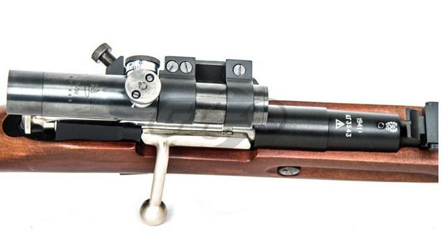 Mosin Nagant Full Wood & Metal Model 1891-30 Sniper PU Scope Gas Power by Red Fire