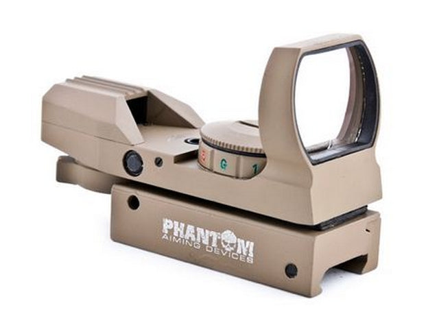 Multi Dot Reflex Red-Green Dot Sight w-Mount Tan by Phantom