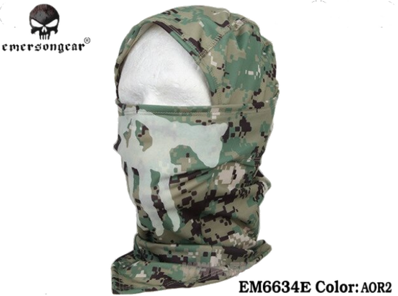 Multi Hood Mephisto Passamontagna Balaclava AOR2 Camo Luminiscent Punisher type by EmersonGear