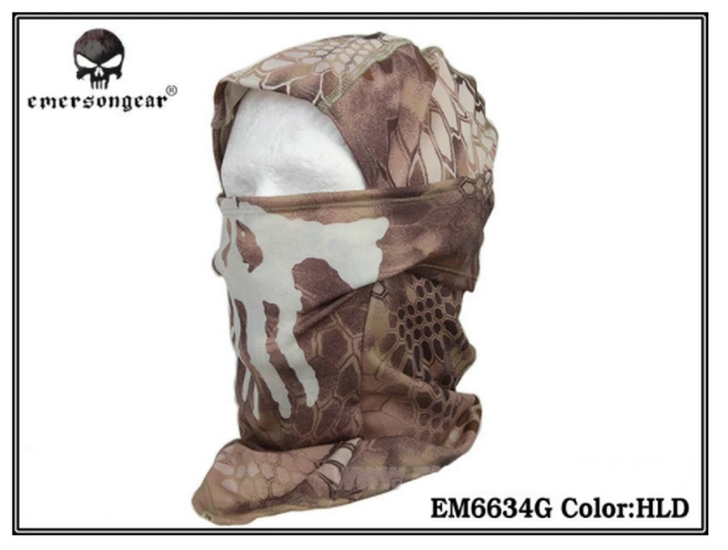 Multi Hood Mephisto Passamontagna Balaclava AOR2 Camo Luminiscent Punisher type by EmersonGear