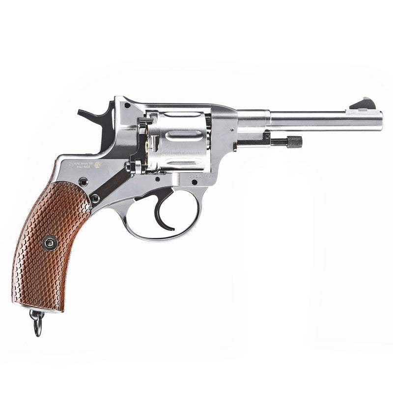 Nagant M1895 Chrome Co2 Revolver by Gun Heaven