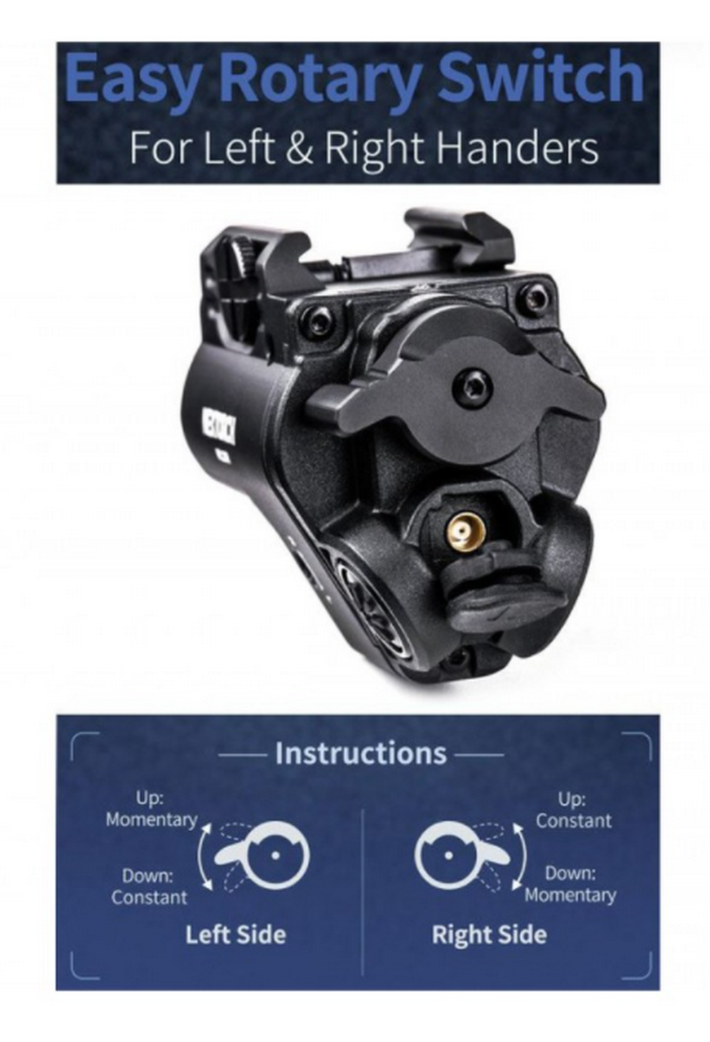 Nextorch WL23G Gun Rail Torch - Green Laser Torcia Ambidestra 1300 Lumen by Nextorch