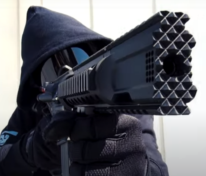 Nitro Laylax Tokyo Marui & Similar M4 - M16 Strike Rail System "Pesta Carne - Rompi Vetro" by Nitro - Laylax