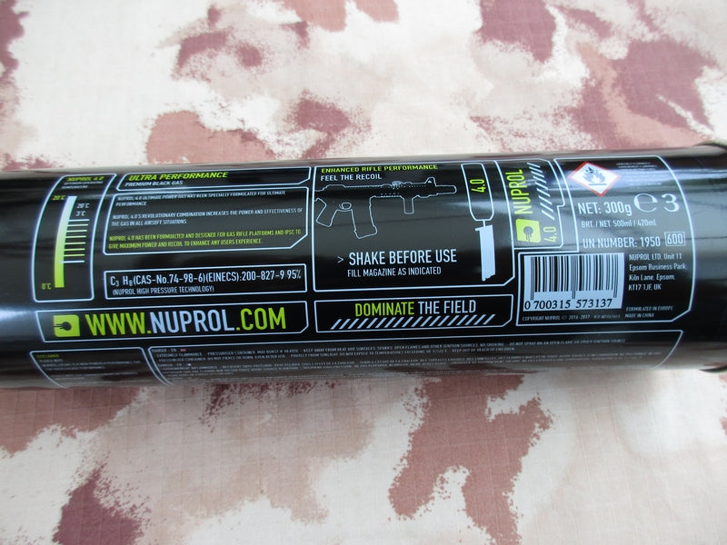 Nuprol 4.0 Black Gas Can 300gr by Nuprol