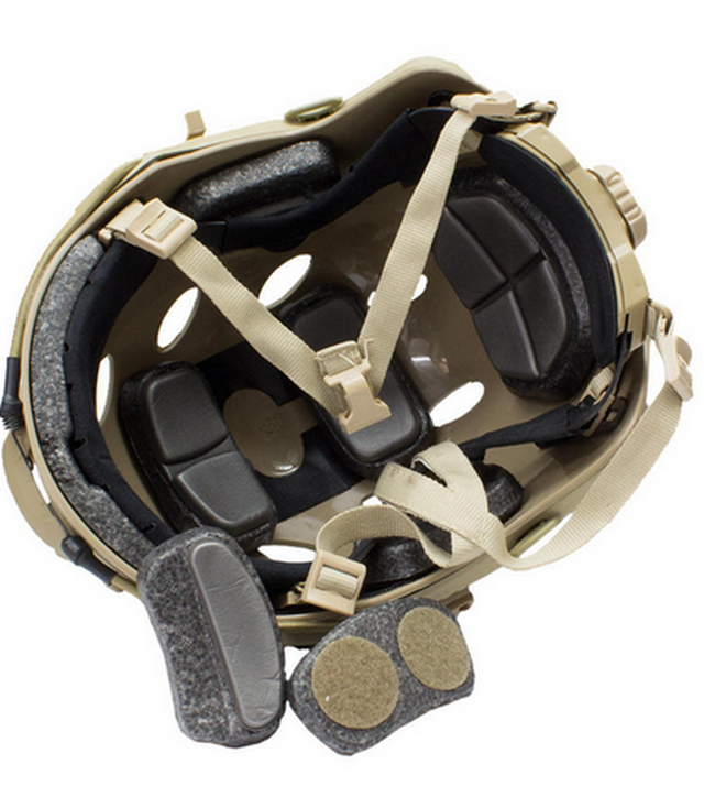 Nuprol Tan FAST Railed Helmet by We