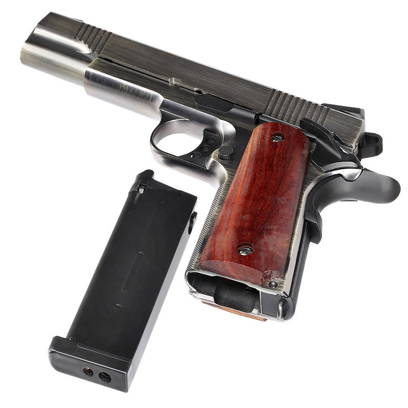 Nuprol Raven M1911 MEU Alu Brushed Full Metal GBB - Co2 Gas Blow Back by Nuprol