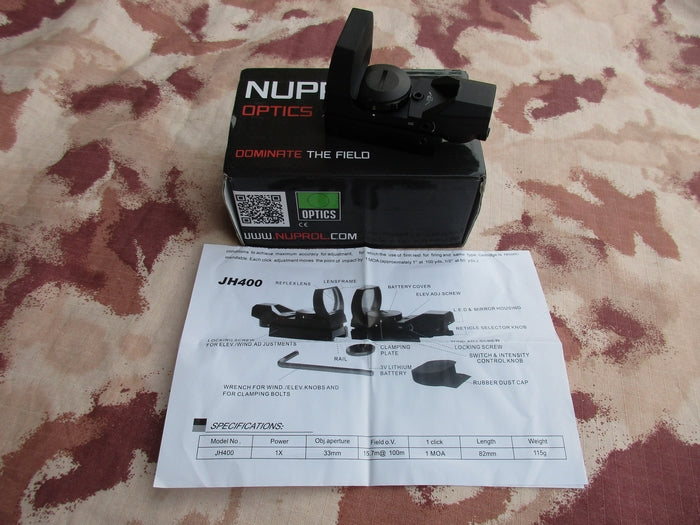Red Dot MOA 1x33 Multi Sight Green - Red by Nuprol