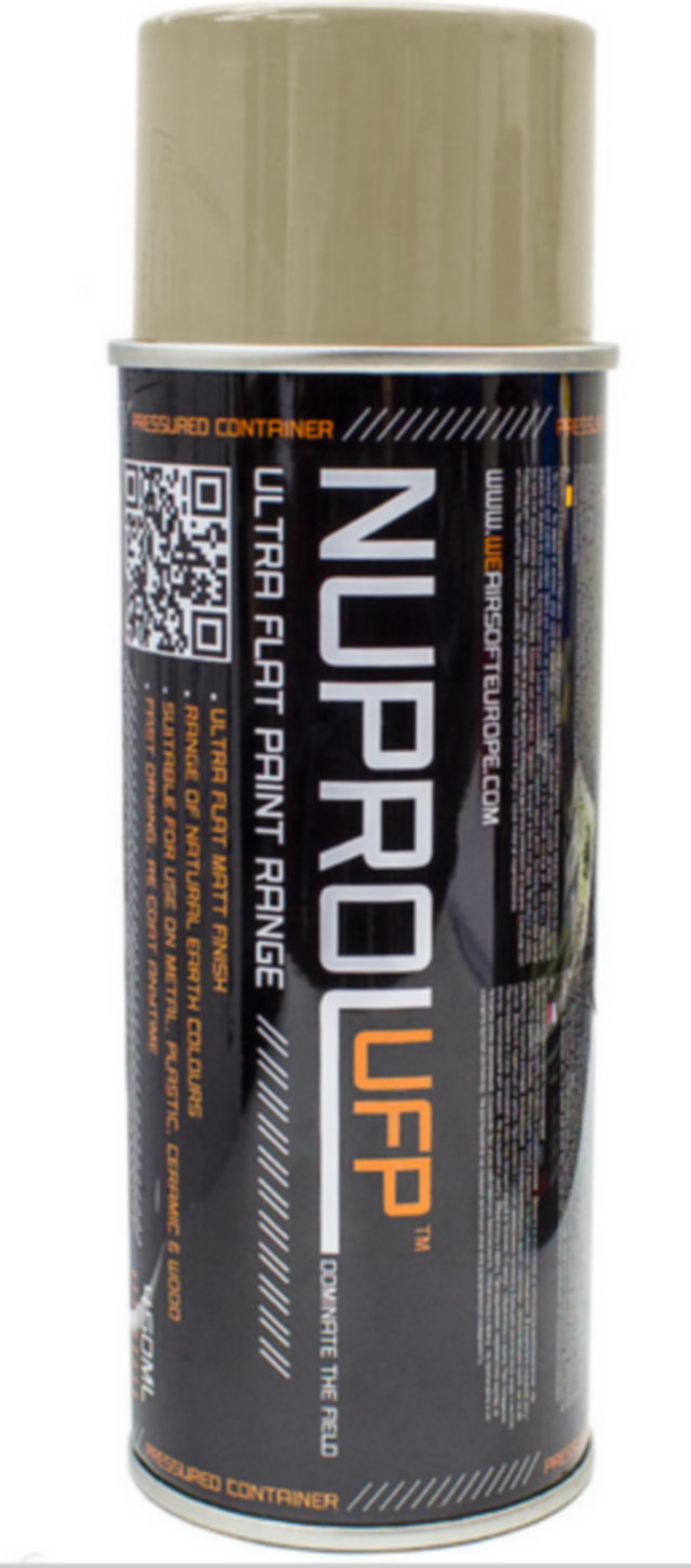 Nuprol UFP Ultra Flat Paintt Range Flat Earth Tan Spray Paint by Nuprol
