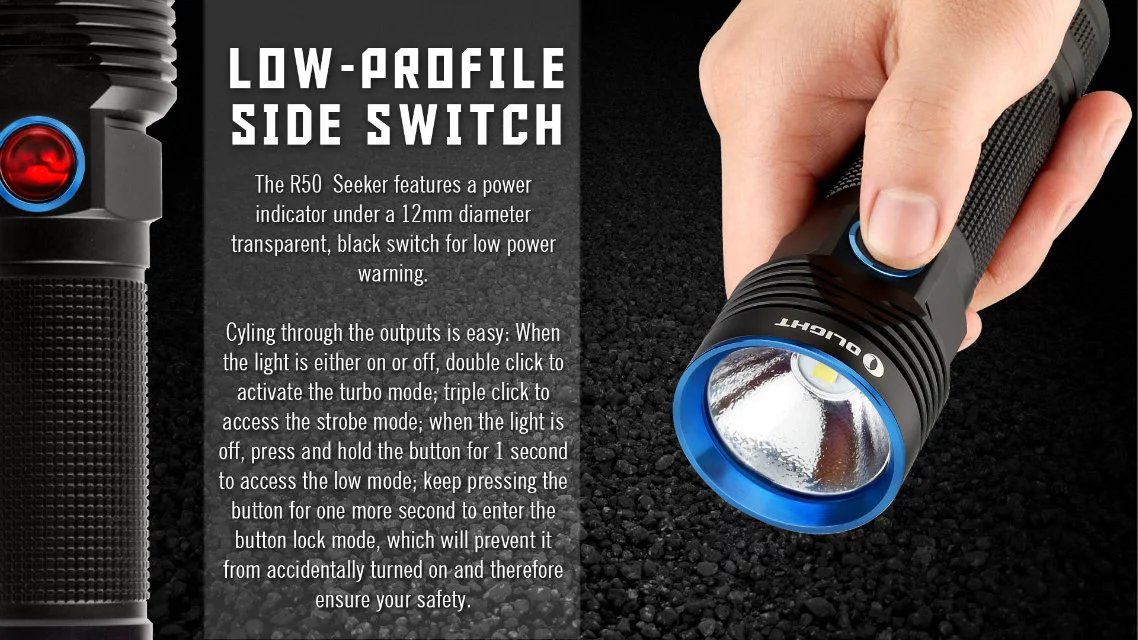 R50 Seeker 2500 Lumen by olight Technology