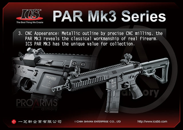 PAR Mk3 R 16.75" MTR Stock BlowBack EBB by Ics