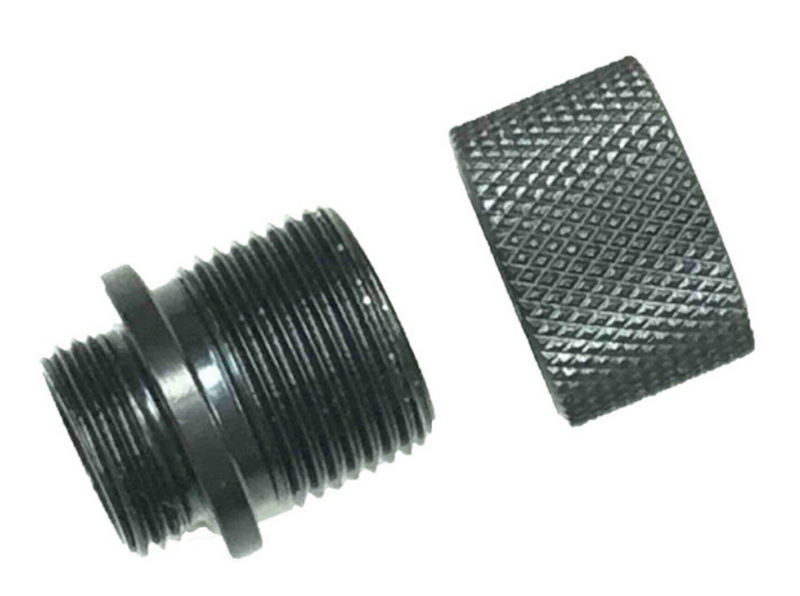 POSEIDON 12 > 14mm. PBW-17ADA-A CCW Silencer - Tracer Adapter with Thread Protection by Poseidon